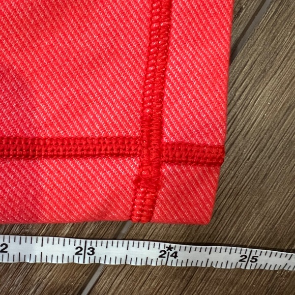 Lululemon P.Y.B. Pant *Denim Love Red Sz 6, Pull On, Medium Rise, Inseam 26" - Picture 8 of 11